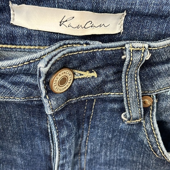 KanCan Raw Hem Skinny Jeans Size 25 / 3 - Picture 3 of 4